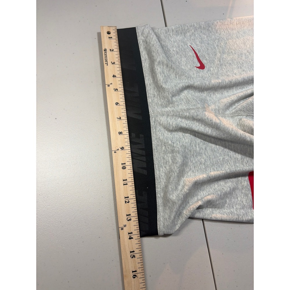 Nike Ohio State Buckeyes Leggings Gray Red Graphic Athletic DC8716-050 M - Picture 8 of 10